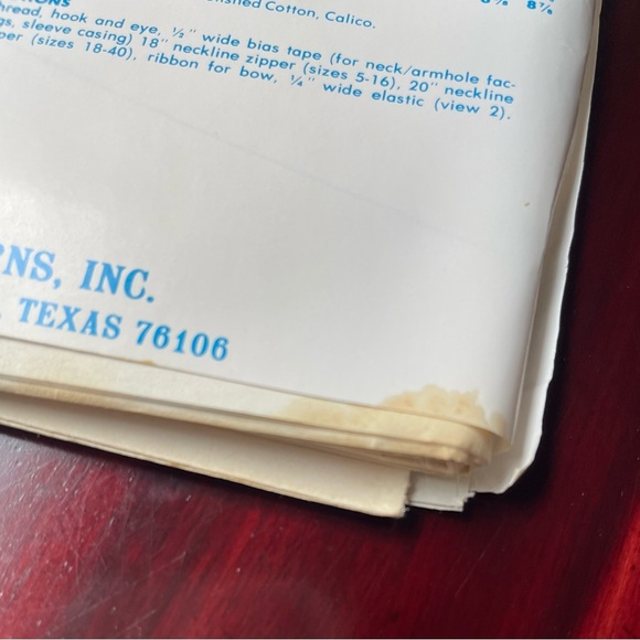 Vintage Authentic Pattern Inc Square Dancing Dress Pattern # 314 Sizes 12-14-16 - Picture 8 of 8